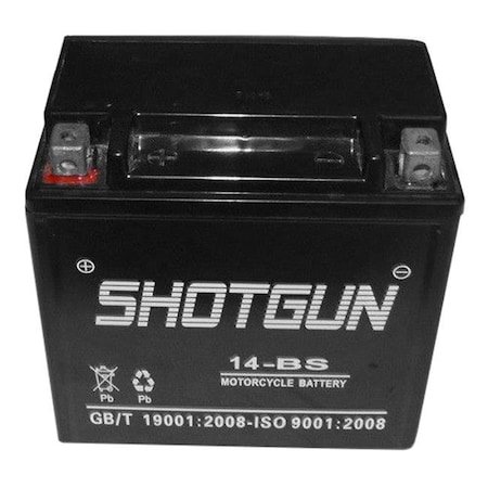 Shotgun Shotgun 14-BS-Shotgun-030 12V 12Ah 2004 - 2003 Buell XB9S Lightning Motorcycle Battery 14-BS-Shotgun-030